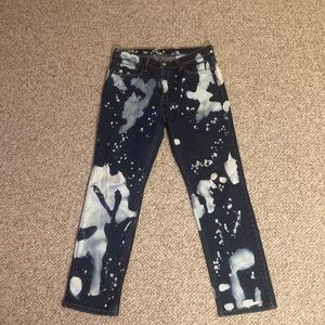 LEVI 541 DARK BLEACH WASH JEANS